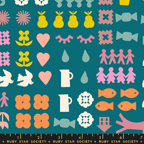 PREORDER Paper Cuts 2 Together in Storytime RS1107 15 - Ruby Star Society Sold by the Half Yard